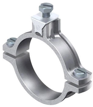 OBO Bettermann Erdungsschelle 950/Z 1/2" Zinkdruckguss für Rundleiter (5050073)