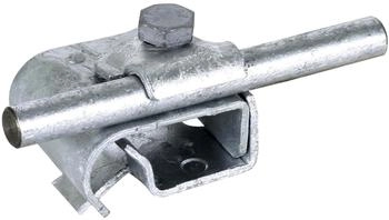 Dehn Dachrinnenklemme St/tZn für Wulst 16-22mm mit Klemmbock für Rd 6-10mm (339060)