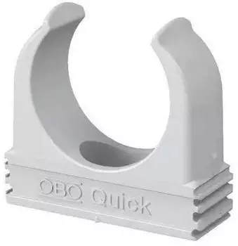 OBO Bettermann Quick-Schelle M20 f&uuml;r Rohre D 20mm grau (2149010)