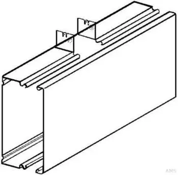 Niedax LUT 60.150.060 T-St&uuml;ck mit Deckel 60x150mm bandverzinkt (LUT 60.150.060)