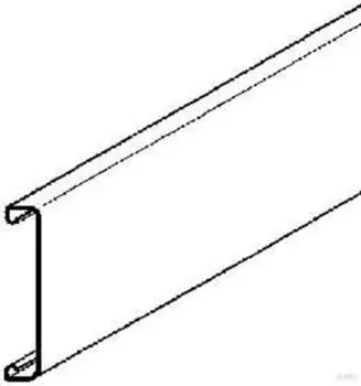 Niedax LFK-Deckel 200mm verzinkt, 2m (LD 200)