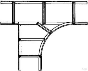 Niedax KLAR 60.603 T-Abgang rechts 60x600mm gelocht bandverzinkt (KLAR 60.603)