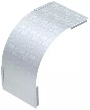 OBO Bettermann DBV 110 100 F FS Deckel f&uuml;r Vertikalbogen 90&deg; fallend, B100mm, Metall (7131030)