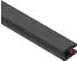 Niedax Kantenschutzband 8x5,5mm 0,8-1,5mm schwarz mit Stahlauflage (RKBA 5)