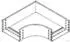 Niedax Bogen 90° 110x152mm feuerverzinkt (RES 110.150 F)