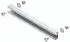 Niedax Sprosse für Steigetrassen 40x22x2mm, 800mm, 1kN (SPCKL 86/800 E3)