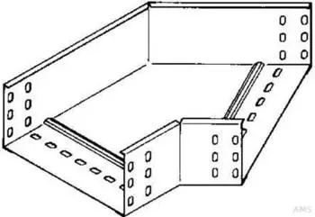 Niedax RBA 85.600 Bogen 45&deg; 85x602mm bandverzinkt (RBA85.600)