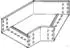 Niedax RBA 85.600 Bogen 45° 85x602mm bandverzinkt (RBA85.600)