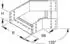 Niedax RBA 85.600 Bogen 45° 85x602mm bandverzinkt (RBA85.600)