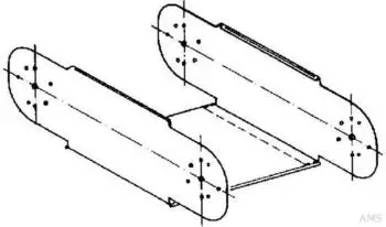 Niedax Gelenkst&uuml;ck vertikal 85x200mm feuerverzinkt (RGE 85.200 F)