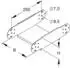 Niedax Gelenkstück vertikal 85x200mm feuerverzinkt (RGE 85.200 F)