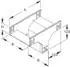 Niedax Abgangstrichter quer 60x400mm bandverzinkt (RTQ 60.400)