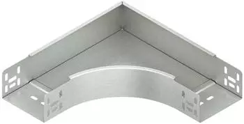 Niedax RES 60.200 Horizontalbogen 90&deg; f&uuml;r Kabelrinnen 60x200mm, bandverzinkt (RES 60.200)