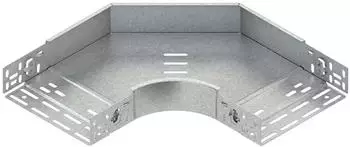 Niedax Bogen 90&deg; f&uuml;r Kabelrinne 60x202mm bandverzinkt (RESC 60.200 S)