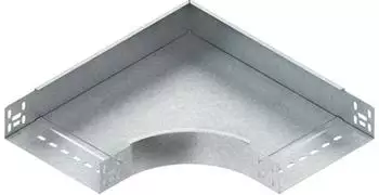 Niedax Bogen 90&deg; f&uuml;r Kabelrinne 60x600mm bandverzinkt (RES 60.600)