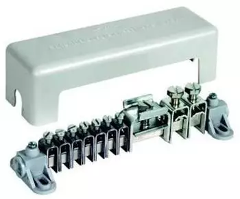 Dehn Potentialausgleichsschiene Ms/gal Sn 100qmm, 10RK (563040)