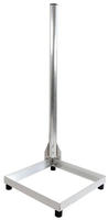 PremiumX Balkonst&auml;nder 40x40cm Aluminium 1m Mast &Oslash; 50mm Eck SAT-Halter f&uuml;r