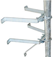 PremiumX Mauerhalter 40cm Stahl verzinkt SAT Wandabstandshalter Wandbefestigung