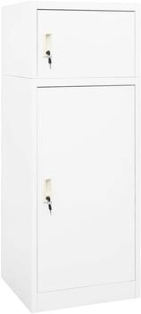 vidaXL Sattelschrank Weiß Stahl (339599)