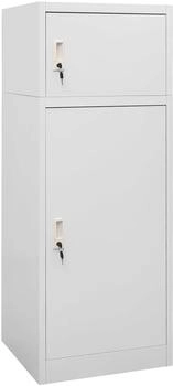 vidaXL Sattelschrank Hellgrau Stahl (339600)