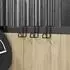 vidaXL Trensenhalter 3 Stk. schwarz Stahl (172462)