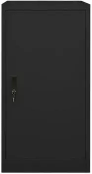 vidaXL Sattelschrank schwarz 53x53x105cm Stahl (339605)
