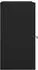 vidaXL Sattelschrank schwarz 53x53x105cm Stahl (339605)