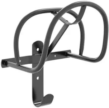 vidaXL Trensenhalter Wandmontage, Eisen, schwarz (172451)
