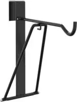 vidaXL Sattelhalter Klappbar Tragbar Schwarz Stahl