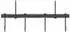 vidaXL Trensenhalter mit 6 Drehhaken, schwarz, Stahl (172465)