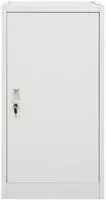 vidaXL Sattelschrank Hellgrau 53x53x105 cm Stahl