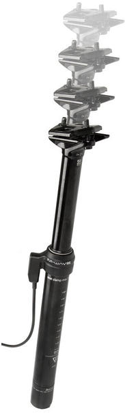 M-Wave Levitate C Hight Adjustable 125 Mm Dropper Seatpost black 275-400 mm / 30.9 mm