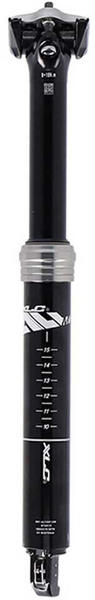 XLC Sp-t11b 0 Mm Offset 125 Mm Dropper Seatpost black 295-420 mm / 31.6 mm