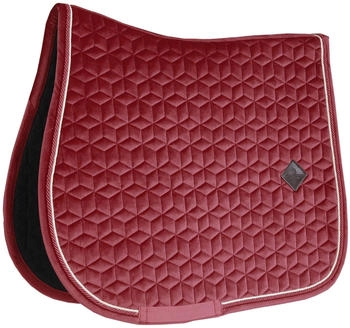 Kentucky Horsewear Dressurschabracke Velvet Cob bordeaux