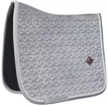 Kentucky Horsewear Schabracke Basic Velvet Dressur grau (42589-08-DR)