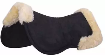 QHP Sattelunterlage Memory-Schaum Ontario, schwarz Warmblut