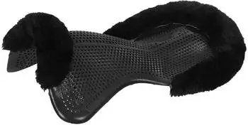 Acavallo Gelpad NS-S Classic-S cut-out flach Black/Black Large