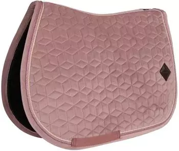 Kentucky Horsewear Horsewear Springschabracke Velvet Samtschabracke Sattelunterlage Rosa Pony