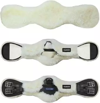 Passier Sattelgurtbezug Original Lammfell kurz natur 55 cm