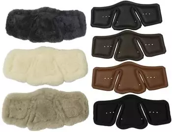 Stübben Equi-Soft Leder-Polster ebony 50 150 cm