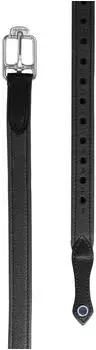 Stübben Steigbügelriemen de Luxe, Leder in schwarz 145 cm