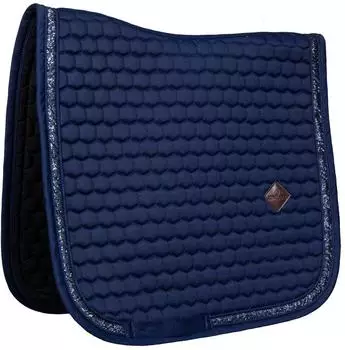 Kentucky Horsewear Horsewear Dressurschabracke Glitzer Band Schabracke Navy Full
