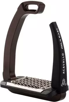 Acavallo Steigbügel Rel-X Easy, Sicherheitssteigbügel in brown 12,5 cm