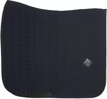Kentucky Horsewear Dressurschabracke Fishbone Sattelunterlage Schwarz