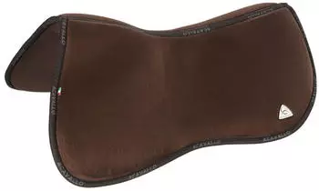 Acavallo Sattelunterlage Memory Foam Halfpad (hinten erhöht) Braun L