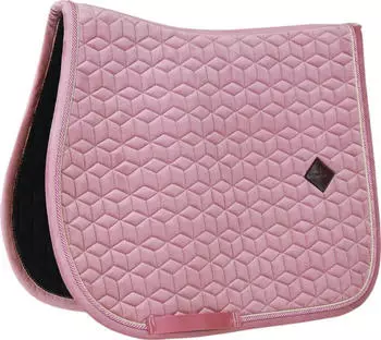 Kentucky Horsewear Springschabracke Velvet Samtschabracke Sattelunterlage Rosa Cob