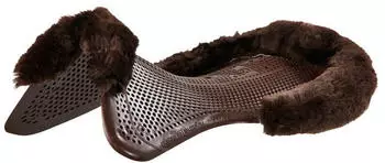 Acavallo Gelpad NS-S Classic-S cut-out flach Brown/Brown Medium kavalio für mich und mein Pferd
