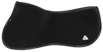 Acavallo Memory Foam Half Pad + Back Riser schwarz Warmblut