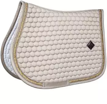 Kentucky Horsewear Horsewear Springschabracke Glitzer Band Schabracke Beige Full kavalio für mich und mein Pferd