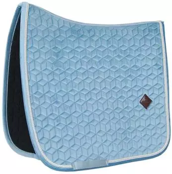 Kentucky Horsewear Schabracke Samt hellblau Dressur